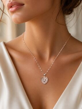 Delicate Heart Pendant Necklace